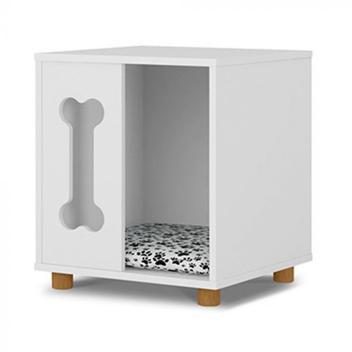 imagem de Mesa Lateral Pet Golden Branco 43x42cm Olivar - 534441